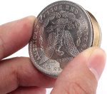 Dinner Flipper Copy Coin Magic tricks Closeup Accessories Gimmick Appearing Magic Illusion - Imagen 4