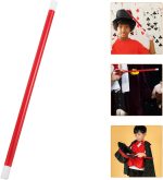 Varita Mágica de Plástico Roja Profesional para Hechizos Accesorio de Mago y Bruja para Disfraces Infantiles y Actuaciones Escenario - Imagen 3