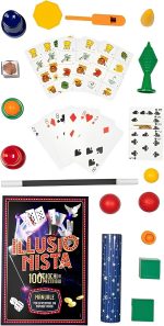 Juegos de Magia Magic Show Juegos de Magia Niños 100 Trucos de Ilusionista Fácil de Aprender Prestigiador Juegos de Prestigio con Varita Mágica Instrucciones Trucos Mágicos Mago - Imagen 3