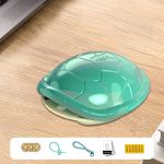 Tortuga de la Adorno Miniatura Feng Shui, Azul - Imagen 5