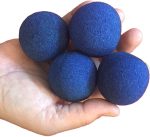 Juego de 50 bolas suaves de esponja azul de 3,5 cm para primeros planos, magia callejera clásica, comedia, truco (azul, 3,5 cm) - Imagen 3