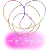 Kleintober Premium Twine Set I Elastic Strings as Finger Skill Toys I Rainbow Cord for Birthday Parties and Travel I Game of Yarn as Gift for Boys and Girls - Imagen 3