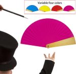 Fan Discolor Magic Props - Mago principiante para fiesta de escenario, mago - Imagen 9