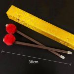 Palitos chinos (grano de madera), trucos de magia, varita mágica clásica, mago, primer plano, ilusiones, accesorios de utilería (rosa) - Imagen 3