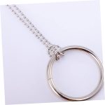 Vaguelly Pack of 10 Toys Party Accessories for Kids Halloween Action Toy Round Style 46mm Diameter 4mm Thick Chain 65cm - Imagen 6