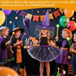 Kids Halloween Costumes Purple Witch Full Set with Hat, Bat Mask, Tutu Skirt and Detachable Broom for Girls Cosplay Costume Party - Imagen 3