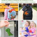 CONNECTION Sewing Kit Children Animal Felt Sewing Kit for Children Animal Felt Craft Kit Sewing Children with Scissors for Girls Gift DIY Decorations (Dinosaur B) - Imagen 7