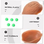 TOYANDONA Fun Three Shell Game with Cheats for Boys and Girls Nuts Toy for Fun - Imagen 4