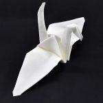 Origamagic Magic Tricks Crane Scarves for Paper Crane, Close-up Magic, Street Illusions, Fun Tricks, Trick (White) - Imagen 4