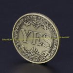 Commemorative Coin Decision Maker YES NO Letter YES or NO decision Lucky Coin Collection Arts Gifts Souvenirs - Imagen 3