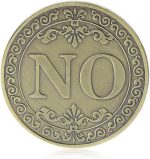 Commemorative Coin Decision Maker YES NO Letter YES or NO decision Lucky Coin Collection Arts Gifts Souvenirs - Imagen 6