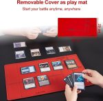 Caja Cartas Magic para TCG, Magic the Gathering (MTG), YuGiOh, Commander Card Deck Box para más de 3800+ Cartas, Magnetic Flip PU Cuero Deckbox Caja Cartas con 24 Divisores y 5 Soportes - Imagen 6