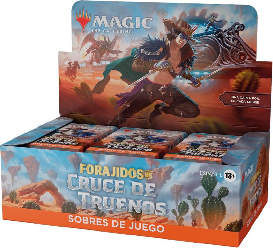 Magic: The Gathering Thunder Crossing Outlaws Game Booster Box - 36 Envelopes (504 Magic Cards)