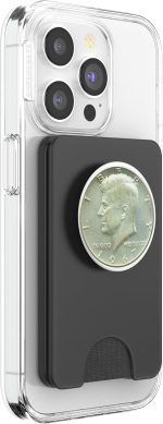John F Kennedy 40 por ciento de plata moneda de medio dólar PopSockets PopWallet para MagSafe - Imagen 4