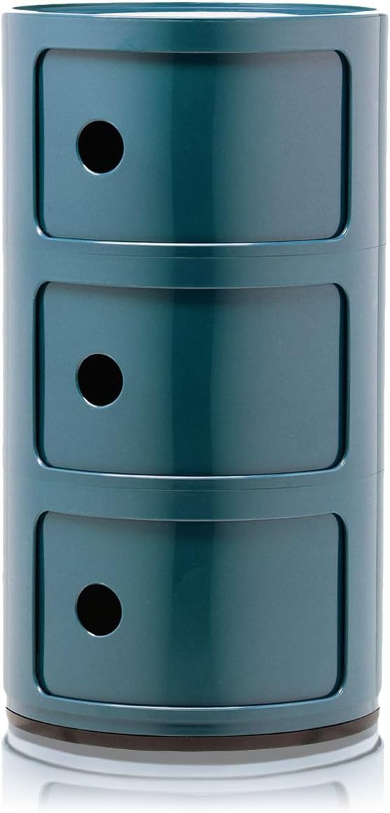 Kartell Componibile Modular elements, Blue, 32 x 32 x 58.5 cm