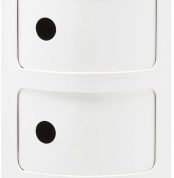 Kartell Componibili Chest of Drawers, White, 32 x 32 x 77 cm
