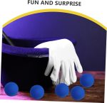 VICASKY 10Pcs Sponge Balls for Wizard Trick Accessories Soft Sponge Balls for Performance Party Supplies and Interactive Trick Props - Imagen 3