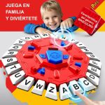 ¡BASTA! Board Game in Spanish, Octogonal Design with 24 Letters, Electronic Version of the Classic Word Game, Includes 35 Cards with 140 Categories, Ideal for Children and Adults - Imagen 6