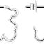 TOUS Sterling Silver Earrings for Women with Bear Motif, 16 mm, Silhouette Collection, Sterling Silver, No Gemstone