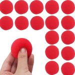 Gamrong 16pcs Red Sponge Balls Magic Accessories 4.5cm/1.77inch Soft Red Sponge Softball Magic Street Classic Comedy Trick - Imagen 6