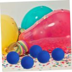10 Pieces Soft Sponge Balls for Round Props Tricks for Street Performance Cosplay and Festival Decorations Blue - Imagen 5