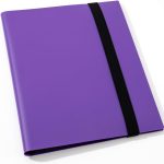 CARD FOLDER, ALBUMS CARD HOLDER COLLECTIBLE 9 POCKETS, 360 CARDS CAPACITY FOR TCG AND SPORTS CARDS (Violet) - Imagen 4