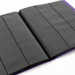 CARD FOLDER, ALBUMS CARD HOLDER COLLECTIBLE 9 POCKETS, 360 CARDS CAPACITY FOR TCG AND SPORTS CARDS (Violet) - Imagen 5