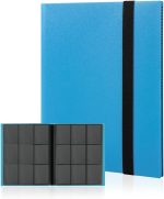 Album Cards, Trading Card Albums, 360 Cards, 20 Pages, Card Binder for TCG (Blue)