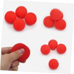 TOYANDONA 10piezas Bola De Esponja Mágica Roja Accesorios De Actuación para Trucos Clásicos Callejeros Juguete De Truco para Magos Suministros De Mago - Imagen 7
