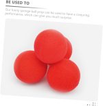 TOYANDONA 10piezas Bola De Esponja Mágica Roja Accesorios De Actuación para Trucos Clásicos Callejeros Juguete De Truco para Magos Suministros De Mago - Imagen 8