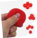 TOYANDONA 10piezas Bola De Esponja Mágica Roja Accesorios De Actuación para Trucos Clásicos Callejeros Juguete De Truco para Magos Suministros De Mago - Imagen 9