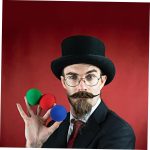 BESTonZON 10pcs Round Sponge Ball Cosplay Accessories Soft Sponge Balls for Tricks - Imagen 7