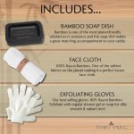 Temple Spring Bathroom Shelf, Bamboo Bath Tray, Extendable Bath Tray, Bath Accessories - Black - Imagen 4
