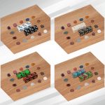 48 Pieces MTG Dice Counters Loyalty and Life D6 Acrylic Colorful with Bag for Magic The Gathering Card Games CCG Strategy Fantasy Cube Accessories Board Game Set Role Playing Dice - Imagen 4