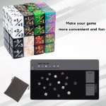 48 Pieces MTG Dice Counters Loyalty and Life D6 Acrylic Colorful with Bag for Magic The Gathering Card Games CCG Strategy Fantasy Cube Accessories Board Game Set Role Playing Dice - Imagen 6