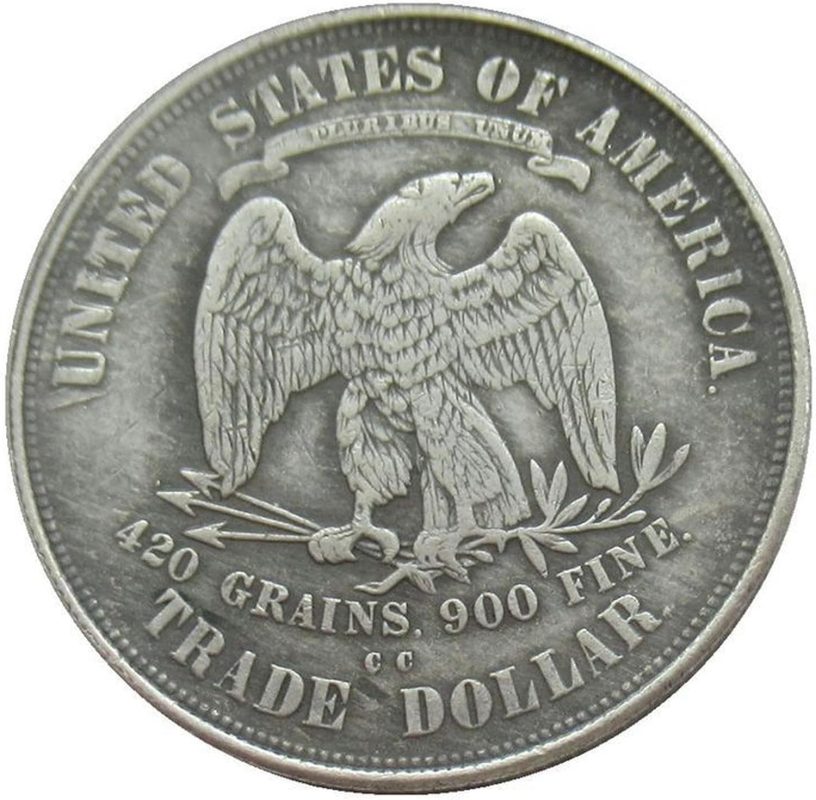 1875 Reproduction of Silver Dollar Commemorative Coin-CC