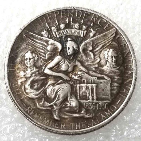 1937 Liberty Texas Half Dollar US Eagle Coin - Commemorative Coin Morgan Dollars Morgan Dollars Hobo Nickel for Dad/Boyfriends/Husband Make Life Easier