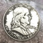 1950 Antique Half Dollar Coins - Franklin Commemorative Coin - Nickel Coin for Dad, Friends, Husband, Making Life Easier