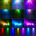 2 Pcs Disco Lights with Tripod, DJ Light, Rotating Ball, Remote Control and Stage Light System, Activated for Bars, Concerts, Furniture, Dance, Wedding, Halloween, Christmas - Imagen 2