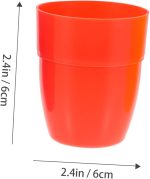 30 Pieces Magic Party Accessories Cup with Lid and Straw Cups and Balls Tool Cup Drinking Cup Strut Bolster Cup Trick Accessory Wizard Object Plastic - Imagen 2