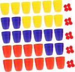 30piezas Taza Mágica Gimmick Divertida Prop para Magos para Fiestas y Espectáculos Herramienta De Ilusión Portable y Práctica