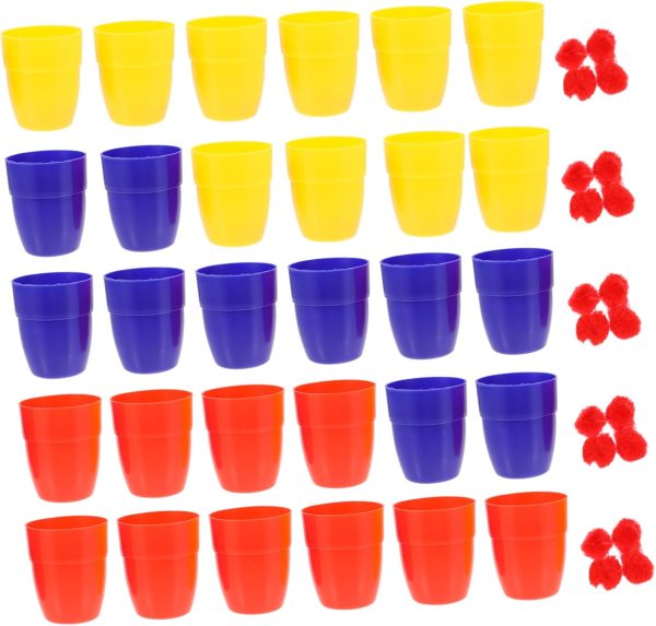 30piezas Taza Mágica Gimmick Divertida Prop para Magos para Fiestas y Espectáculos Herramienta De Ilusión Portable y Práctica