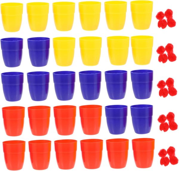30piezas Trucos De Tazas Gimmick Práctico De Accesorios para Ilusionistas y Magos para Espectáculos y Colecciones Personales