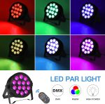4PCS RGBW LED Pair, HOLDLAMP 84W Stage Light with Sound Activation Mode and Remote Control, DMX 4/8CH Disco Lights for DJ Party Birthday Bar Club - Imagen 2