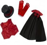 5 Pieces Kids Wizard Costume Set,Halloween Costume Accessories Set for Boys and Girls (3~8 Years) - Imagen 2