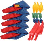8 Pieces Magic Scarf Sensory Scarf Tricks Scarf Wraps Accessories Ribbon Cotillon Party Favors Scarf Scarves to Play Silk Scarf