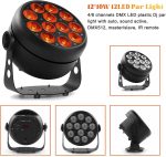 85W Indoor Party Stage Lights RGBW/RGBA 4 in 1 Ultra Bright LED Par Lights DJ Cabin Vertical Lighting with Remote Control DMX512 Sound Activated - Imagen 2