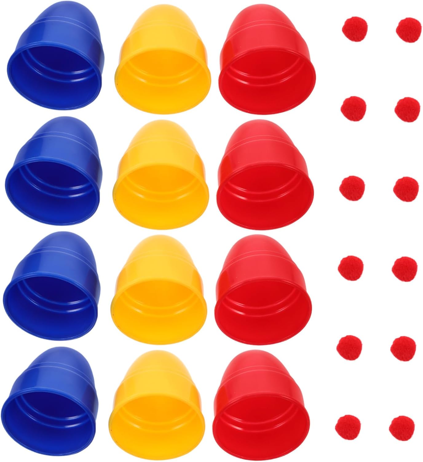 Abaodam 10 Sets of Accessories for Magicians Cups and Balls Abaodam 10 Sets of Accessories for Magicians Cups and Balls for Tricks Cups and Balls Accessories for Magicians Glasses for Tricks for Knitted Balls Accessories for Magicians Glasses for
