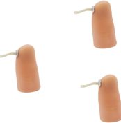 Abaodam 3 Pieces for Toys Prank Wizard Prop Thumb Prop Finger Candle for Fire Prop Fire Trick