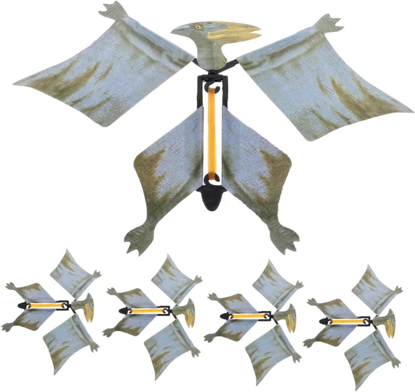 Alasum 6Pcs Flying Dinosaur Toy Novelty Dinosaur Magic Toy Flying Dinosaur Flying Dinosaur Gadgets for Kids Novelty Flying Dinosaur Toy